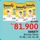 Promo Harga Sweety Bronze Pants Dry X-Pert M48, L42, XL38 38 pcs - Alfamidi