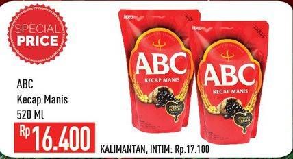 Promo Harga ABC Kecap Manis 520 ml - Hypermart