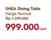 Promo Harga Shea Dinning Table  - Carrefour