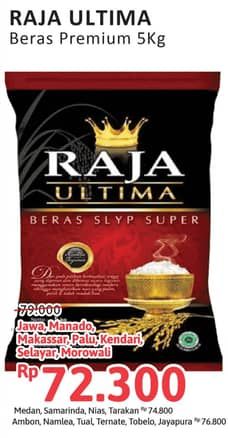 Promo Harga Raja Ultima Beras Slyp Super 5000 gr - Alfamidi