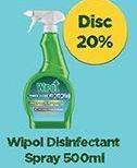 Promo Harga WIPOL Disinfectant Spray 500 ml - Hypermart