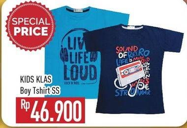 Promo Harga KIDS KLAS Boy T-Shirt SS  - Hypermart