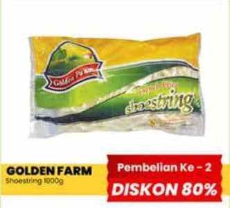 Promo Harga Golden Farm French Fries Shoestring 1000 gr - Yogya