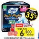 Promo Harga Charm Safe Night Wing 29cm 9 pcs - Superindo