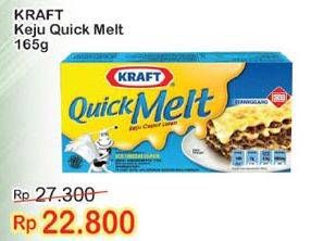Promo Harga KRAFT Quick Melt 165 gr - Indomaret