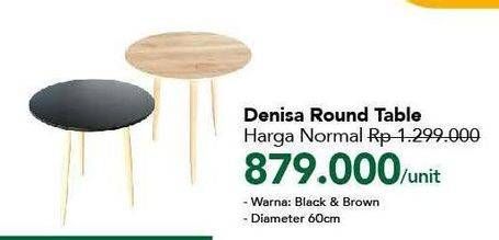 Promo Harga Denisa Round Table  - Carrefour