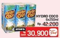 Promo Harga Hydro Coco Minuman Kelapa Original per 6 pcs 250 ml - LotteMart