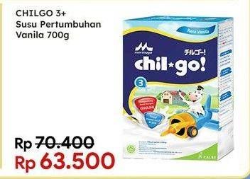 Promo Harga Morinaga Chil Go Bubuk 3+ Vanilla 700 gr - Indomaret