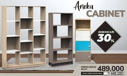 Promo Harga VIVO Almond Cabinet 4D All Variants  - Carrefour
