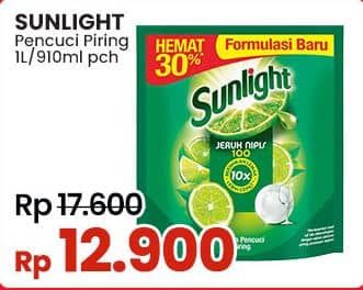 Promo Harga Sunlight Pencuci Piring 910 ml - Indomaret