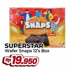 Promo Harga Roma Superstar Wafer Snaps Festive 280 gr - Yogya