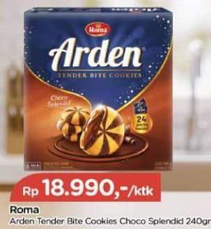 Promo Harga Roma Arden Tender Bite Cookies 240 gr - TIP TOP