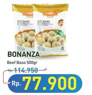 Promo Harga Bonanza Beef Bakso 500 gr - Hypermart