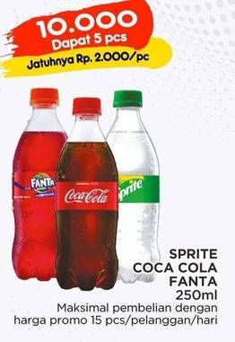 Sprite Coca Cola Fanta 250ml