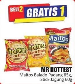 Promo Harga MR HOTTEST Maitos Corn Chips/Sticks  - Hari Hari