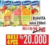 Promo Harga BUAVITA Fresh Juice All Variants 250 ml - Hypermart