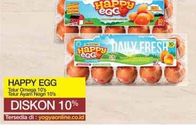 Promo Harga happy egg telur omega 10