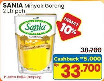 Promo Harga Sania Minyak Goreng 2000 ml - Indomaret