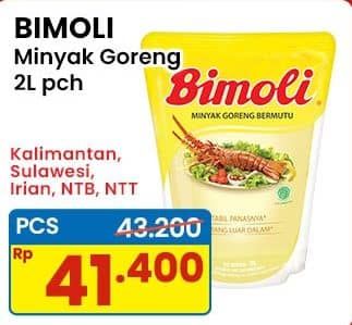 Promo Harga Bimoli Minyak Goreng 2000 ml - Indomaret