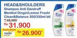 Promo Harga Shampoo 300/330ml  - Indomaret