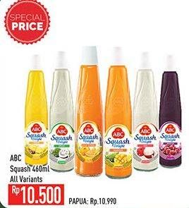 Promo Harga ABC Syrup Squash Delight All Variants 460 ml - Hypermart