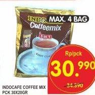 Promo Harga Indocafe Coffeemix per 30 sachet 20 gr - Superindo