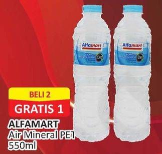 Promo Harga ALFAMART Air Mineral 550 ml - Alfamart