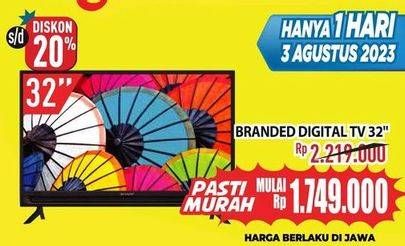 Promo Harga Branded LED TV 32  - Hypermart