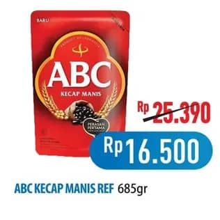 Promo Harga ABC Kecap Manis 685 ml - Hypermart