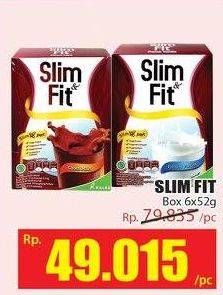 Promo Harga SLIM & FIT Powder Milk per 6 sachet 54 gr - Hari Hari