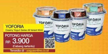 Promo Harga YOFORIA Crunch & Creamy All Variants 90 gr - Yogya