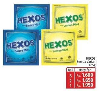 Promo Harga Hexos Candy All Variants 12 gr - Lotte Grosir