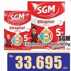 Promo Harga SGM Eksplor 5+ Susu Pertumbuhan Madu 400 gr - Hari Hari