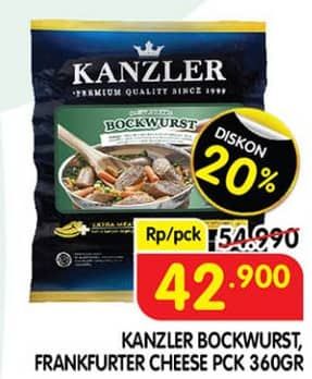 Promo Harga Kanzler Bockwurst/Frankfurter  - Superindo