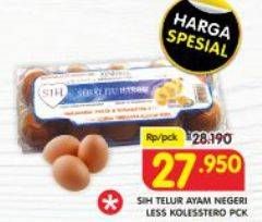 Promo Harga SIH Telur Ayam Negeri Less Kolesstero  - Superindo