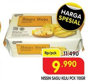 Promo Harga Nissin Kukis Sagu Keju 110 gr - Superindo