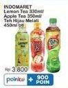 Promo Harga Indomaret Minuman Teh Lemon, Apel, Hijau Melati 330 ml - Indomaret