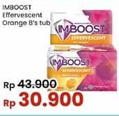 Promo Harga Imboost Effervescent with Vitamin C Orange 8 pcs - Indomaret