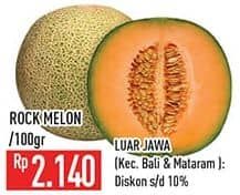 Promo Harga Rock Melon per 100 gr - Hypermart