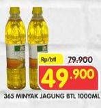 Promo Harga 365 Minyak Jagung 1000 ml - Superindo