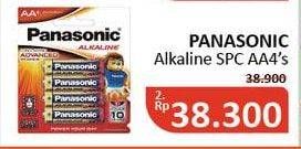 Promo Harga PANASONIC Baterry Alkaline AA 4 pcs - Alfamidi