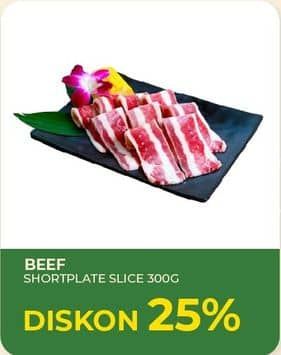 Promo Harga Beef Short Plate Slice 300 gr - Yogya