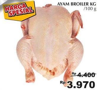 Promo Harga Ayam Broiler per 100 gr - Giant