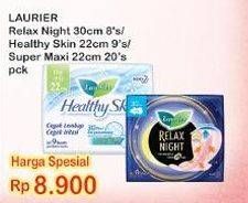 Promo Harga LAURIER Relax Night /Healthy Skin/Active Day Super Maxi  - Indomaret