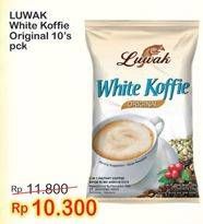 Promo Harga Luwak White Koffie 20 pcs - Indomaret