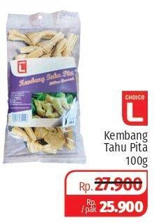 Promo Harga CHOICE L Kembang Tahu Pita 100 gr - Lotte Grosir