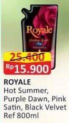 Promo Harga So Klin Royale Parfum Collection Hot Summer, Purple Dawn, Pink Satin, Black Velvet 800 ml - Alfamart