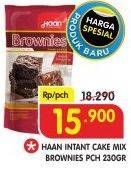Promo Harga HAAN Instant Cake Mix Brownies 230 gr - Superindo