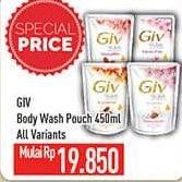 Promo Harga GIV Body Wash All Variants 450 ml - Hypermart