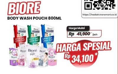 Promo Harga Biore Body Foam  - Carrefour